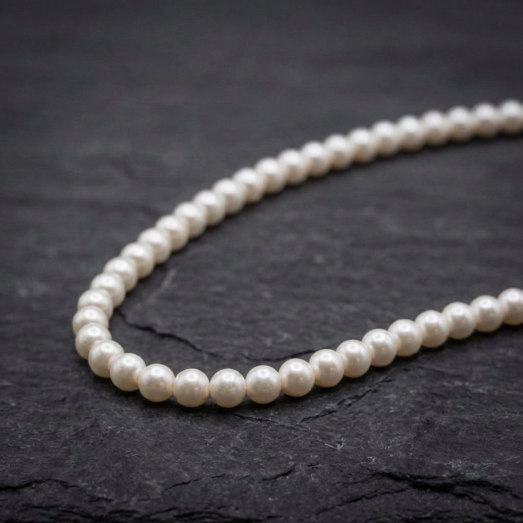 Silver Pearl Necklace