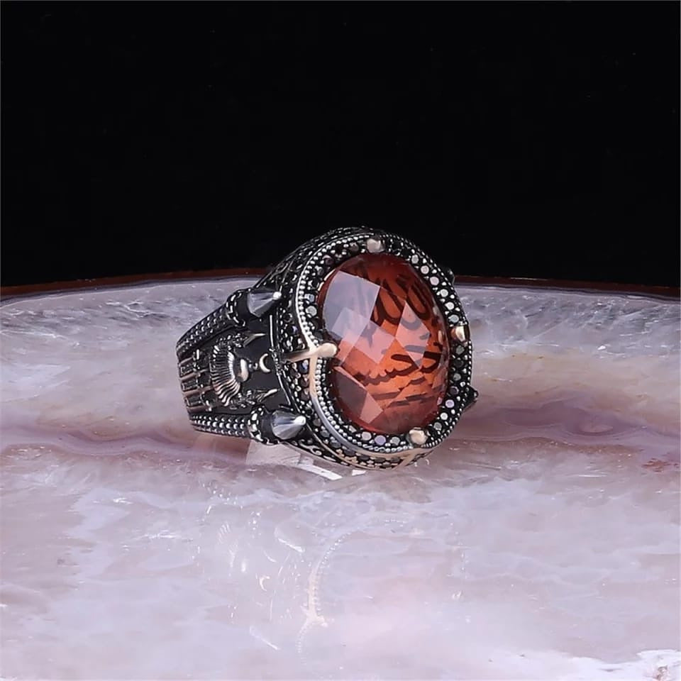 Statement Garnet Ring