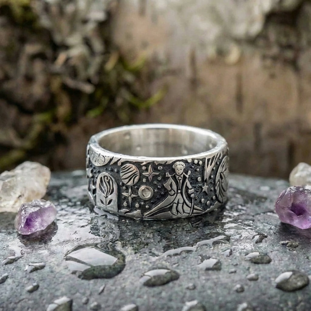 Vintage Carving Statement Ring