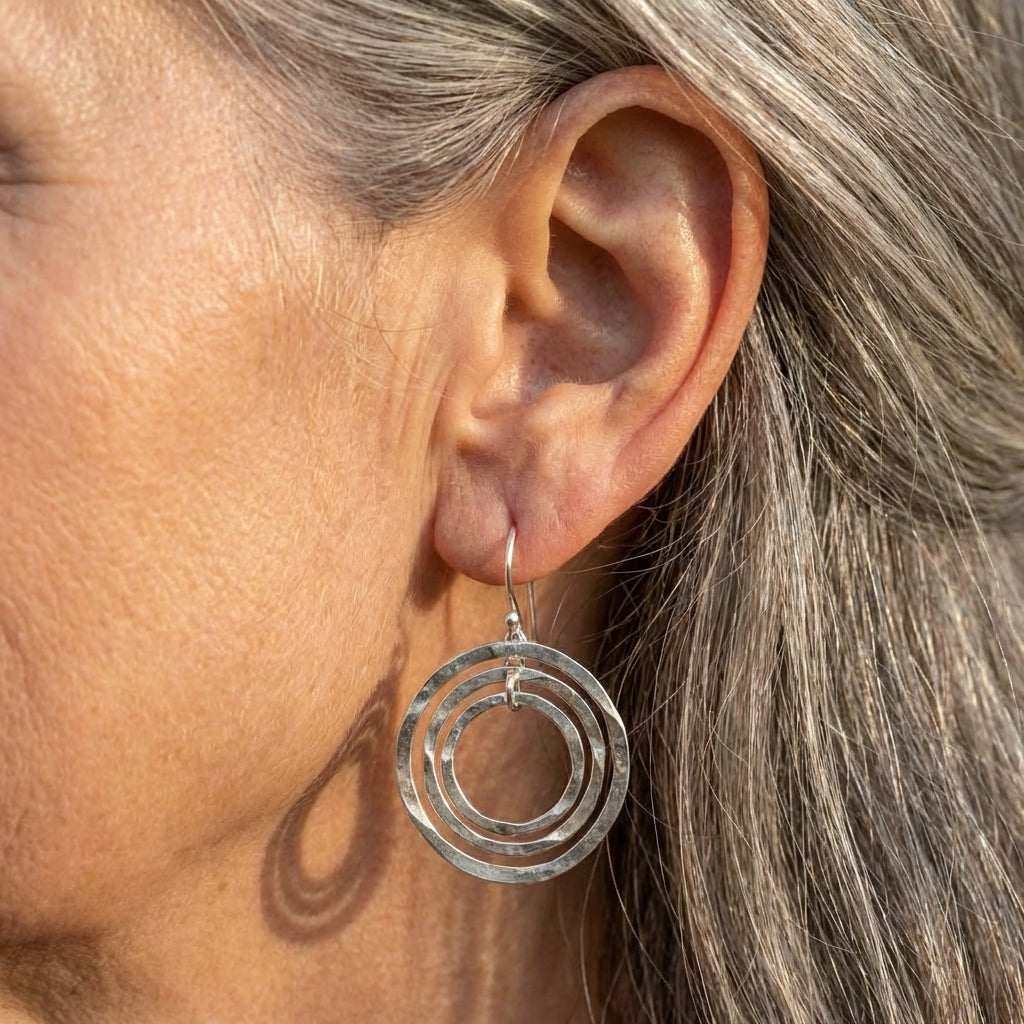 Circle Dangle Earrings