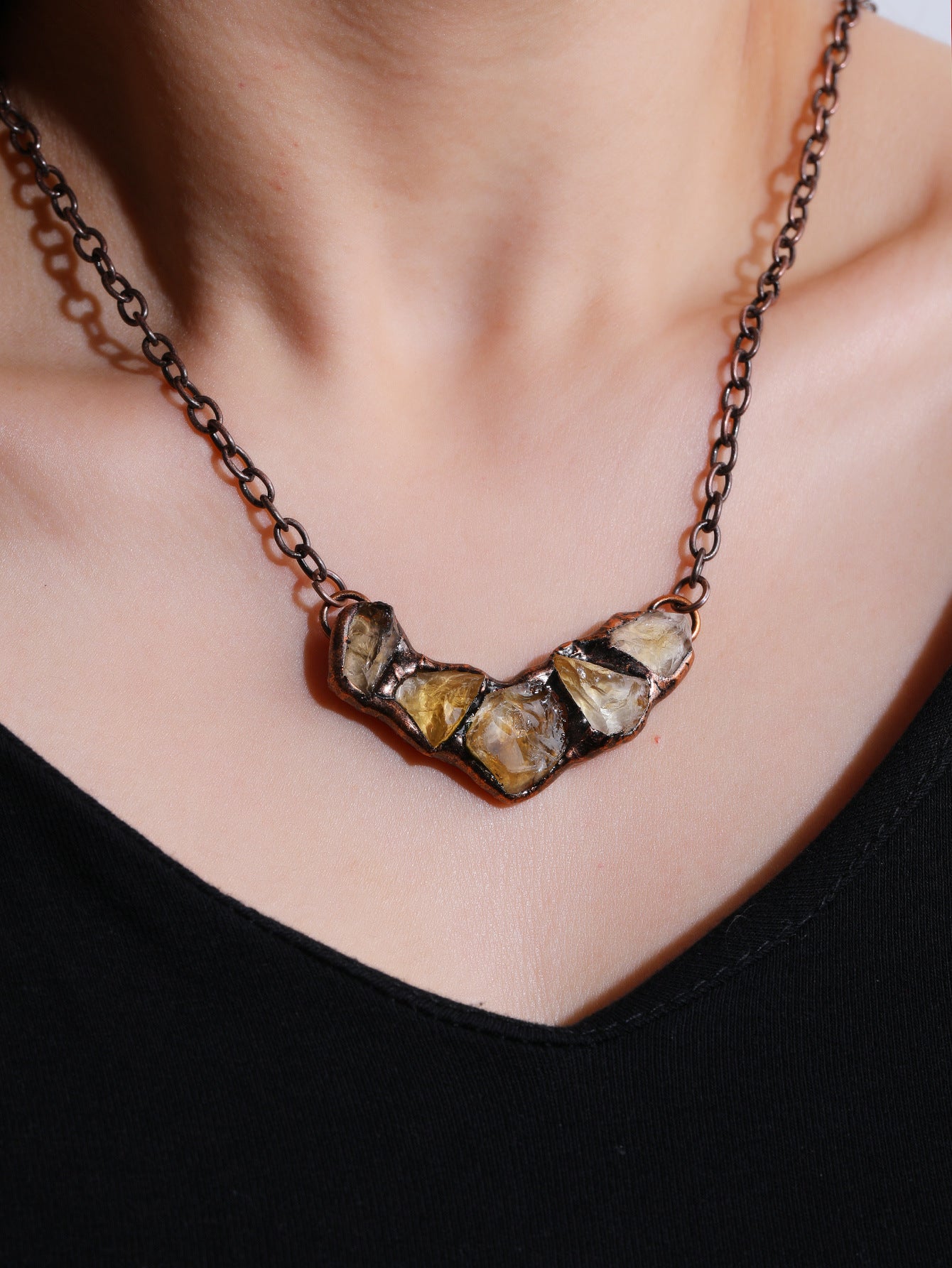 Vintage Crystal Quartz Necklace