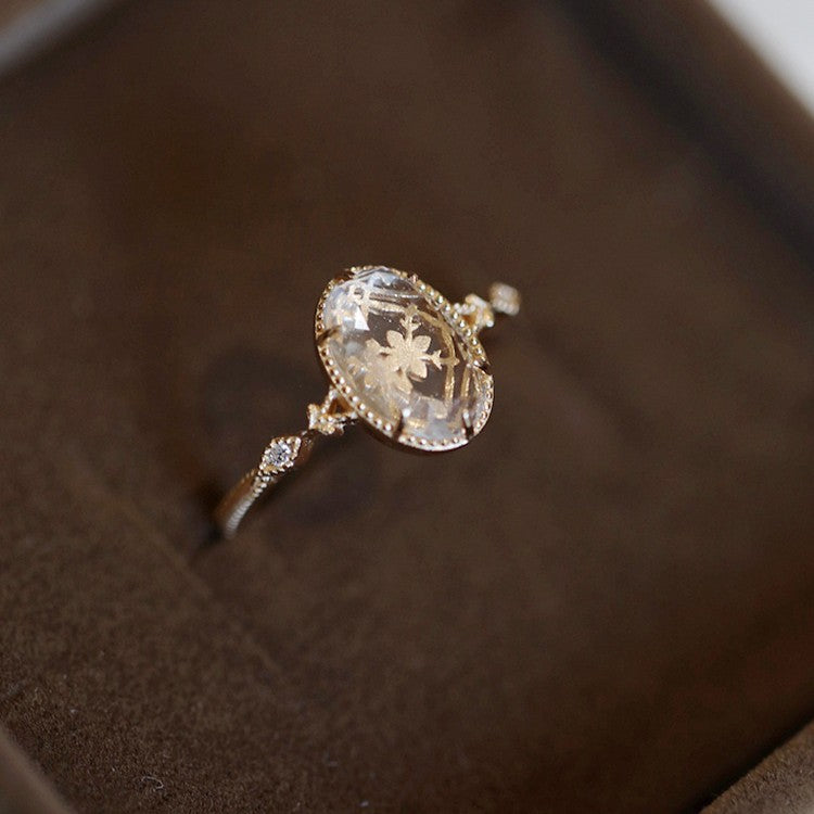 Vintage Crystal Ring
