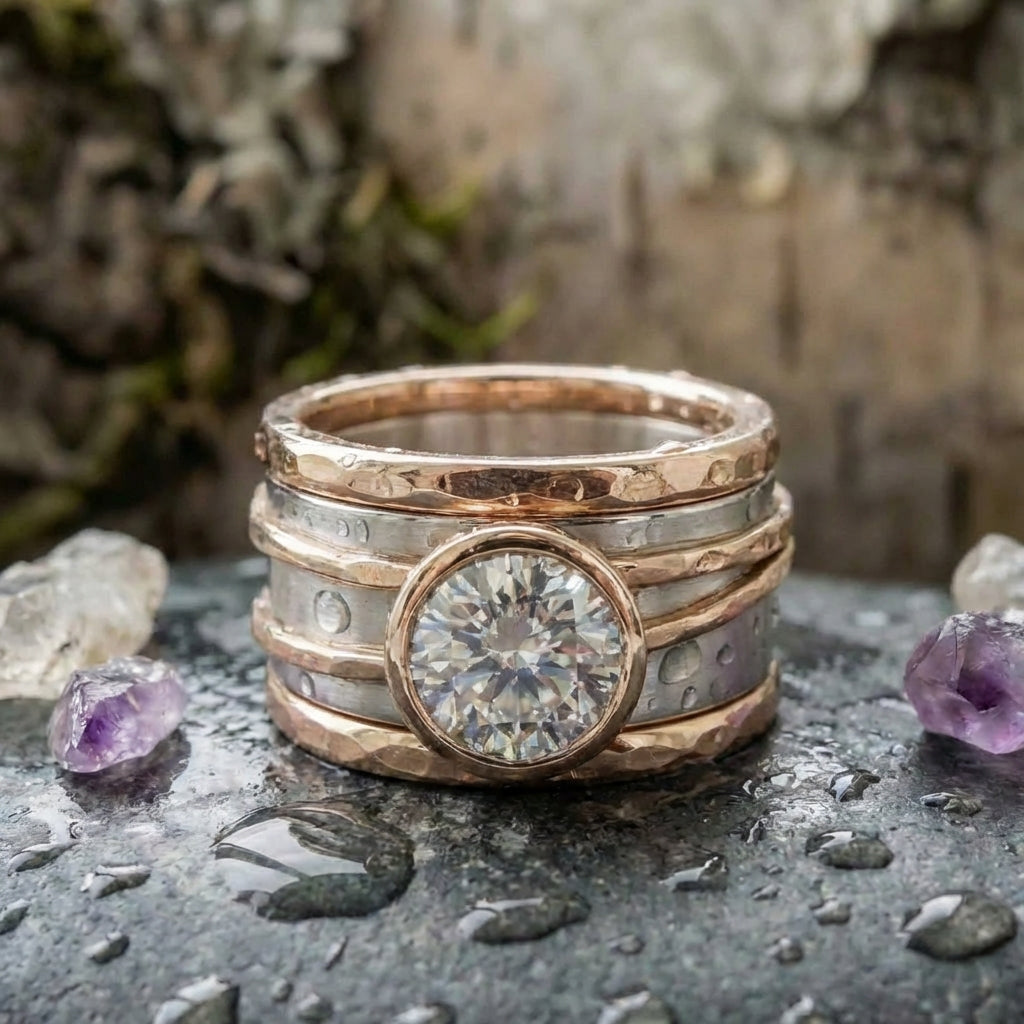 Vintage Crystal Statement Ring