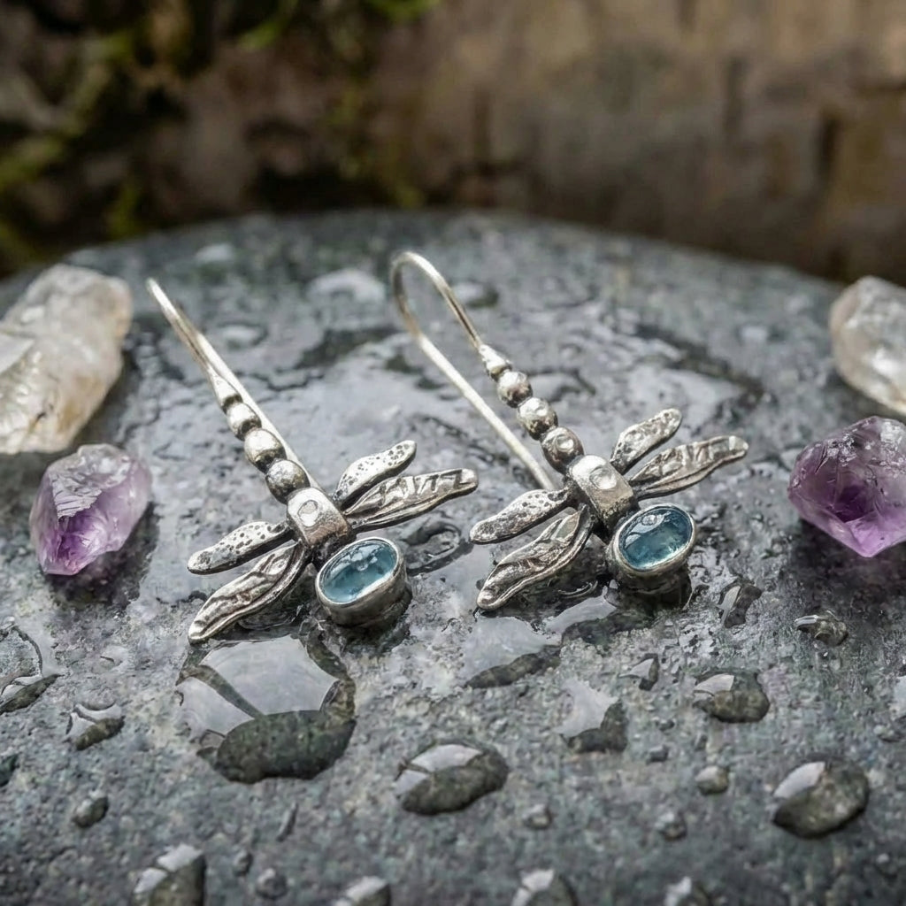 Vintage Dragonfly Earrings
