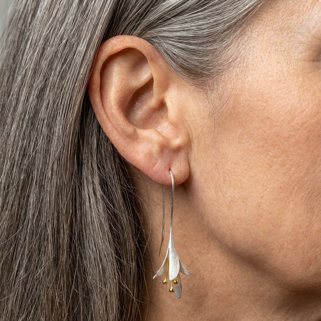 Flower Dangle Earrings