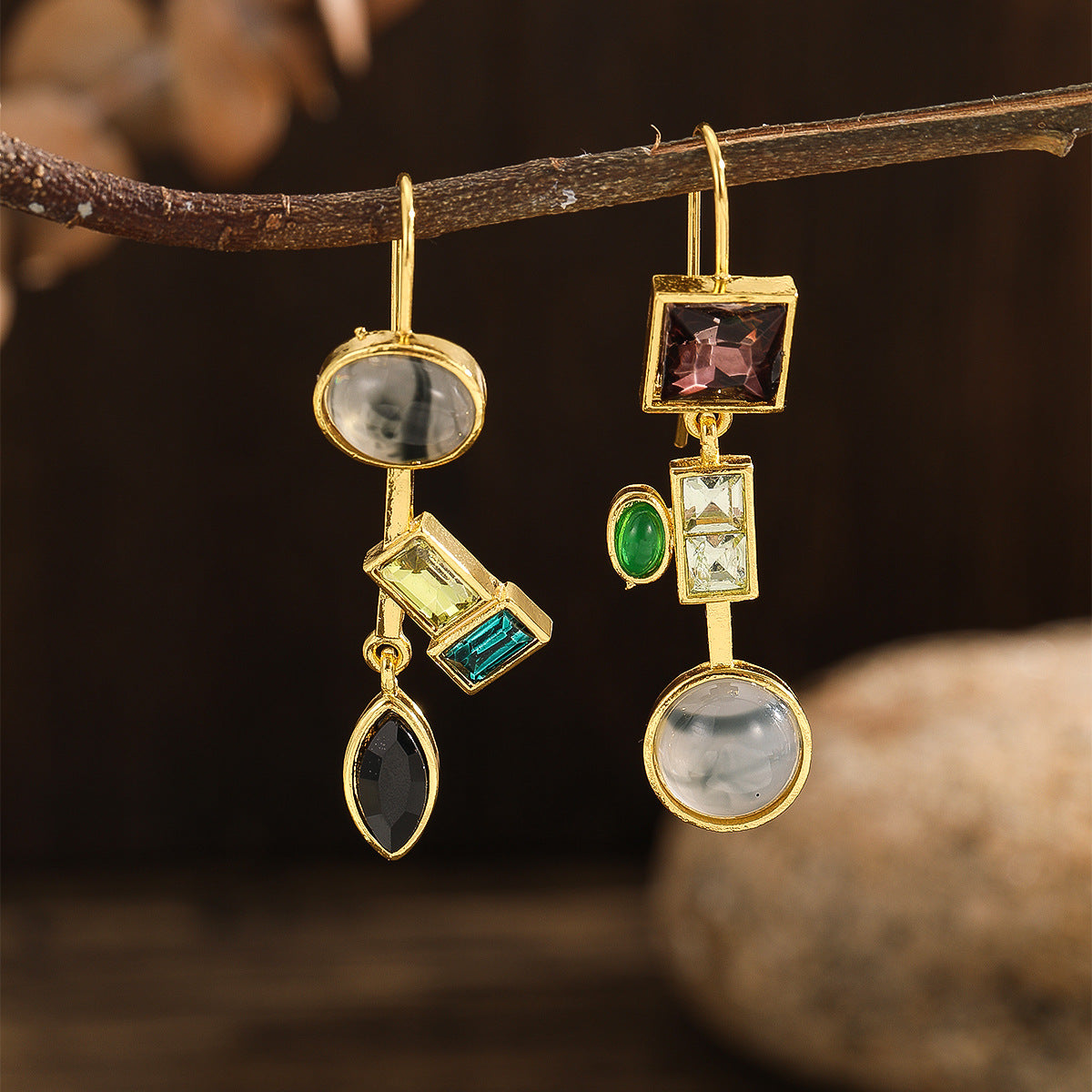Vintage Gemstone Earrings
