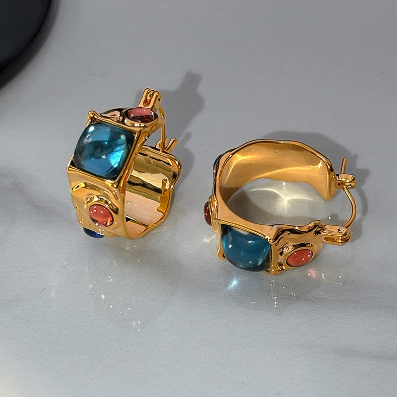 Vintage Gold Gemstone Bracelet