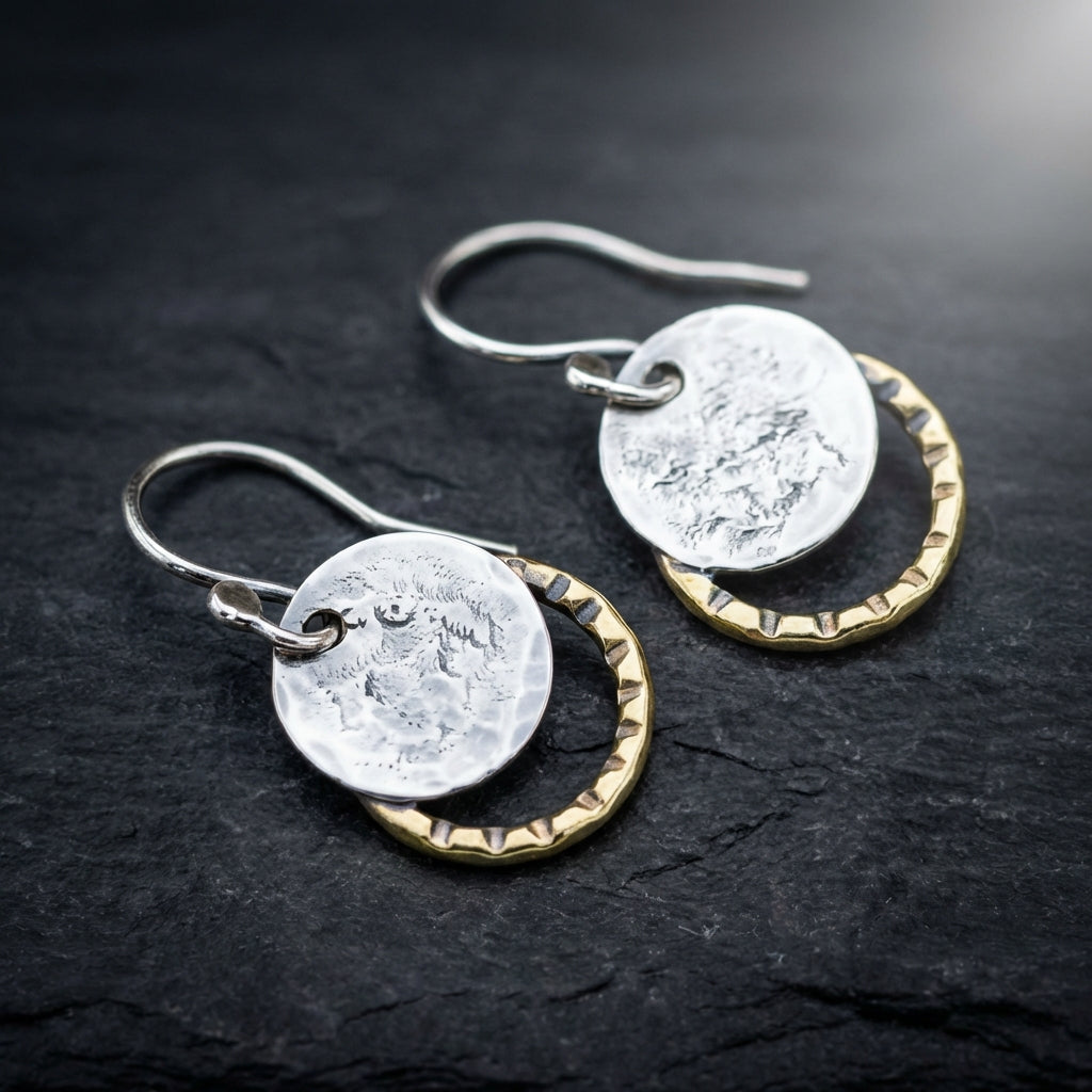 Vintage Gold & Silver Plate Earrings