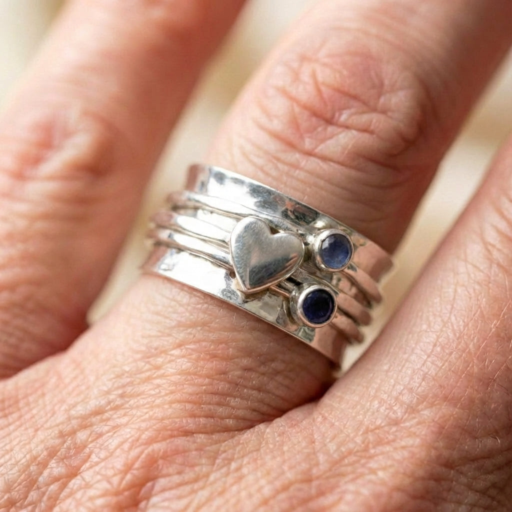 Heart Spinner Ring