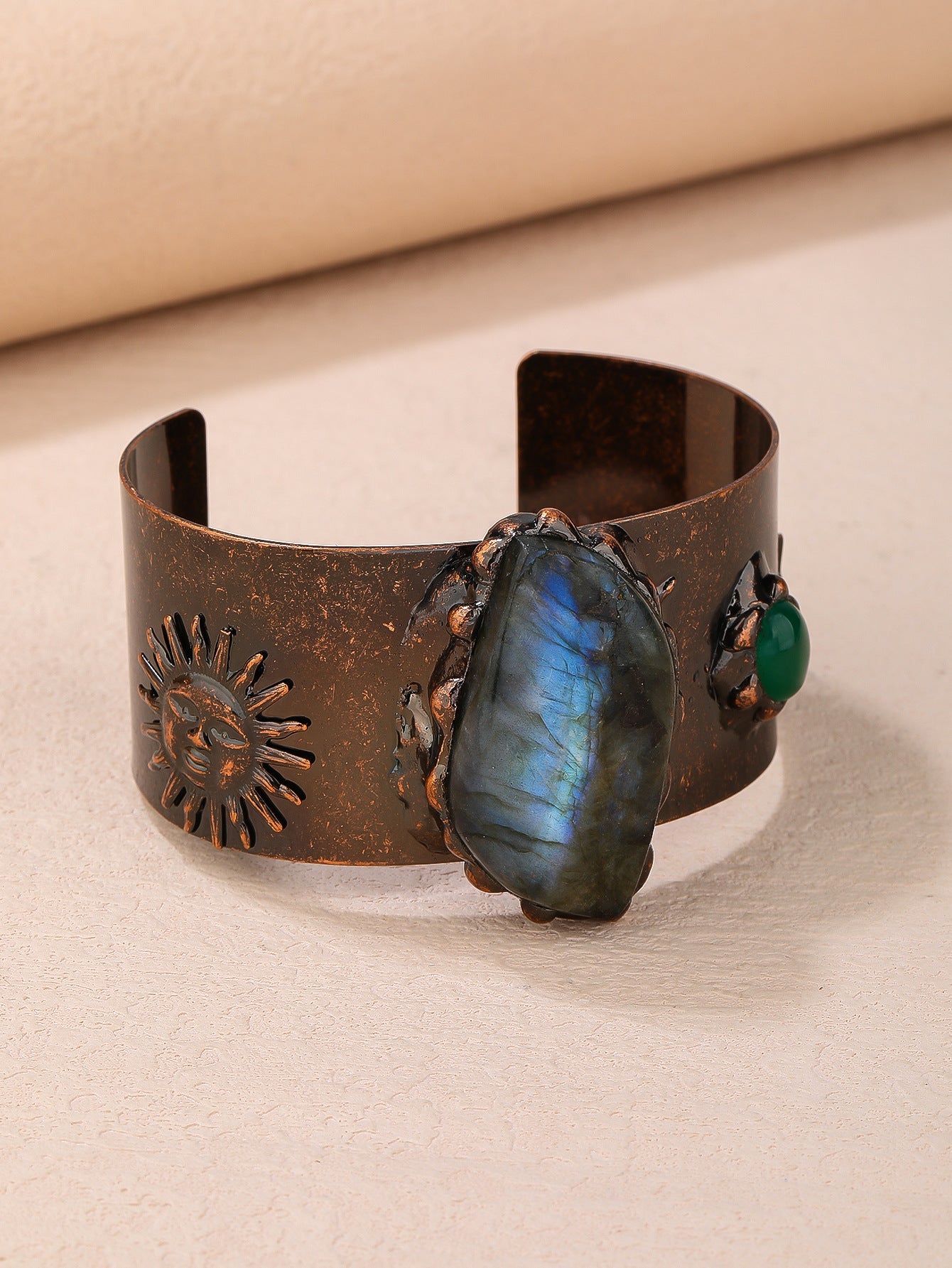 Vintage Labradorite Cuff