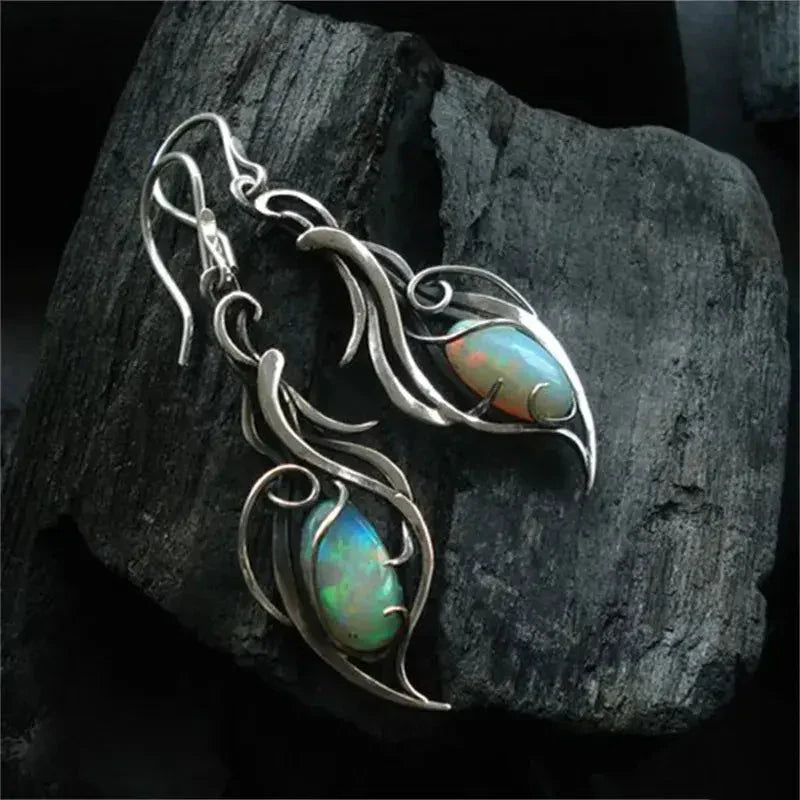 Vintage Opal Drop Earrings