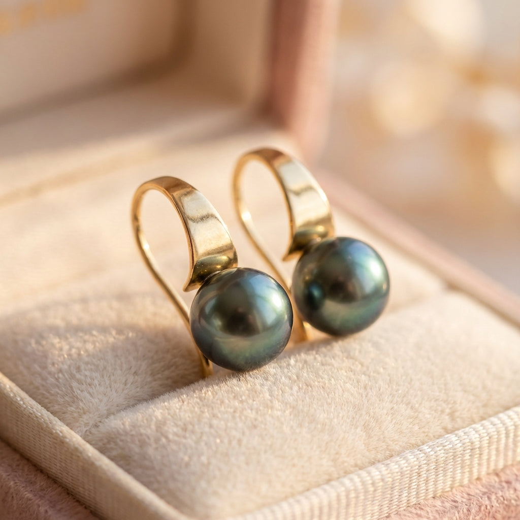 Vintage Pearl Dangle Earrings