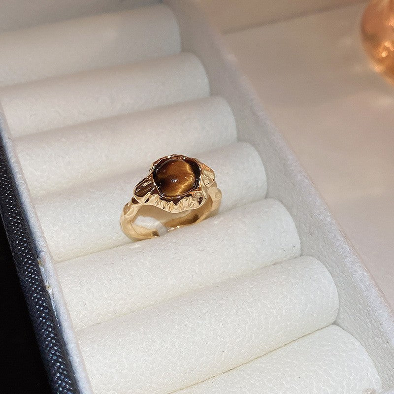 Vintage Smoky Quartz Ring