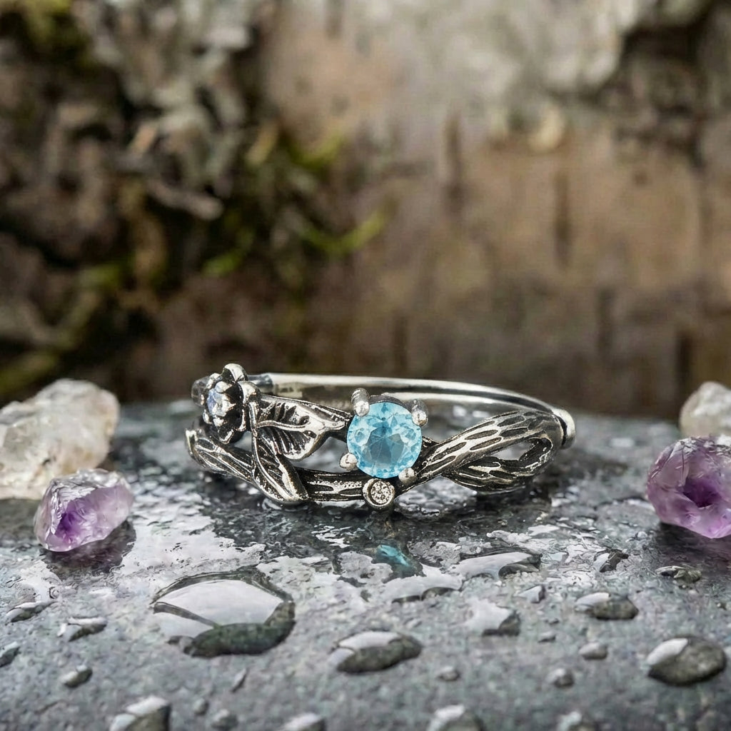 Vintage Topaz Branch Ring
