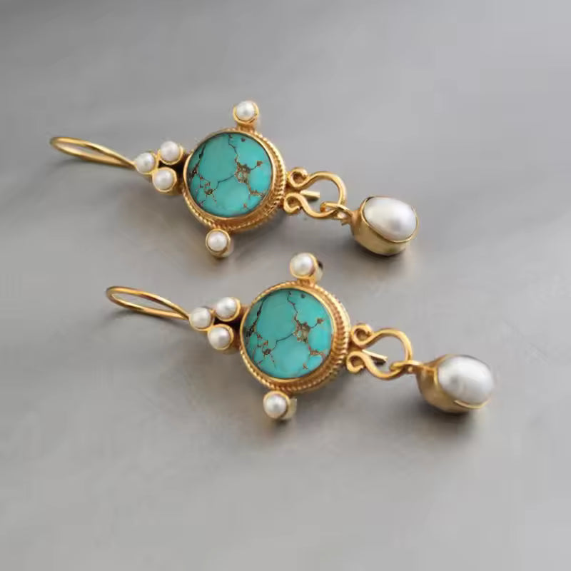 Vintage Turquoise Pearl