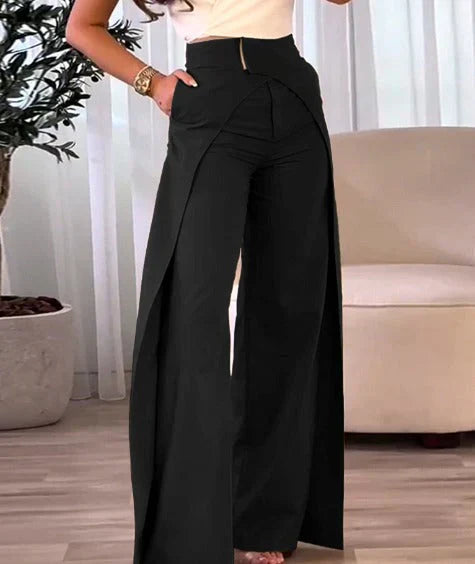 CD | Pantaloni eleganți cu talie înaltă pentru femei