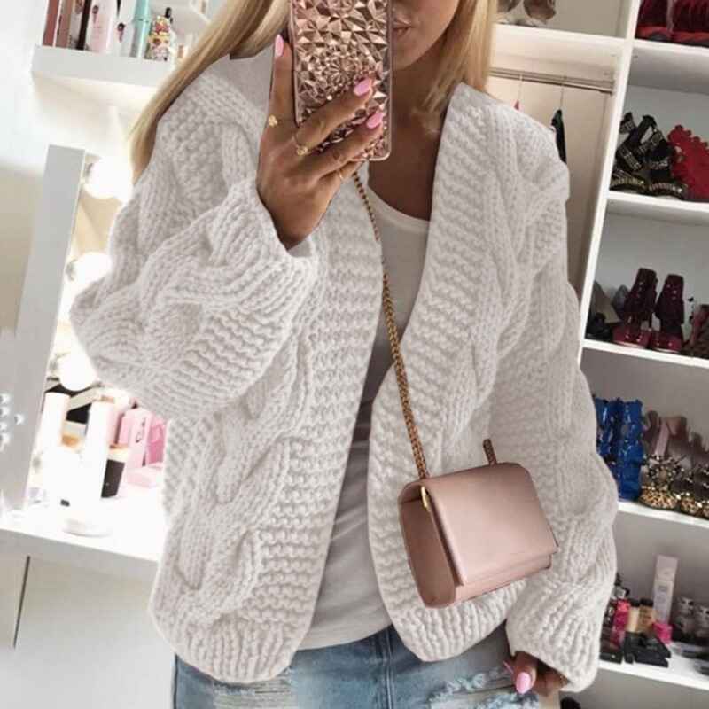 Pink-Womens-Winter-Open-Front-Long-Sleeve-Chunky-Cable-Knit-Cardigan-Sweater-Coats-K065