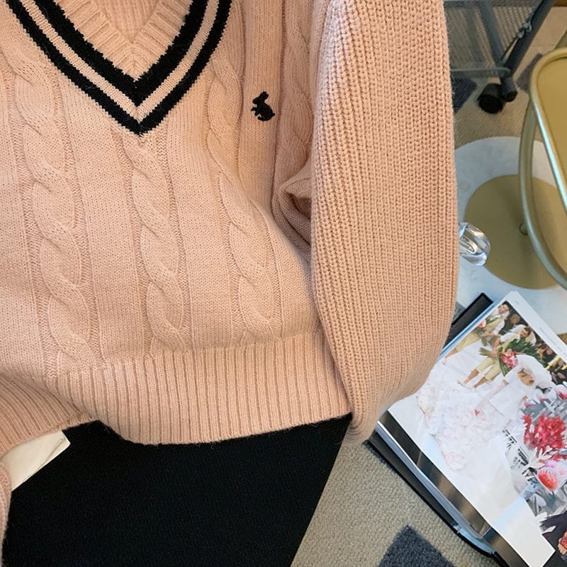 CD | Coreea de moda tricotate jumper
