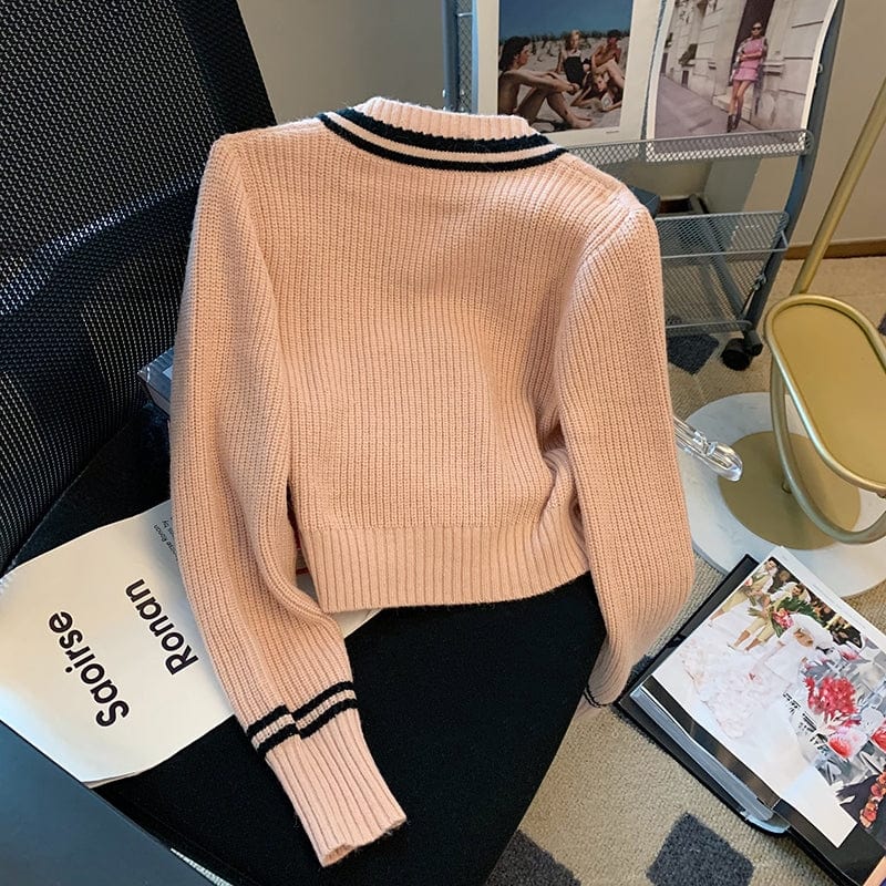 CD | Coreea de moda tricotate jumper
