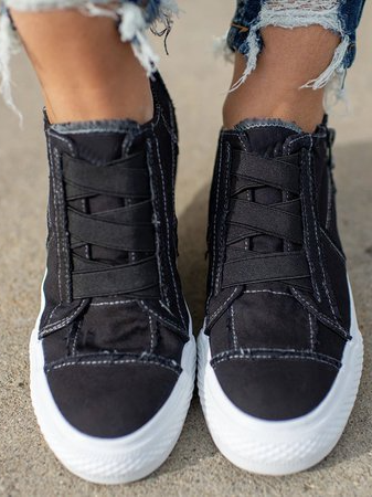 CD | Femei Canvas Low Heel All Season Sneakers