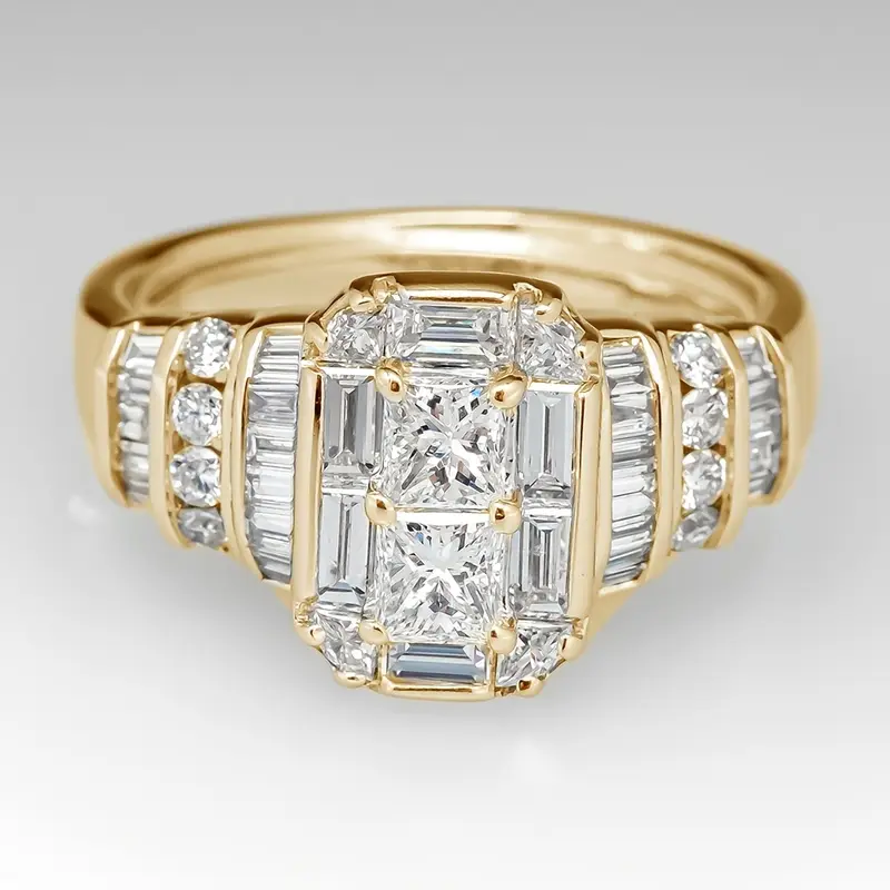 Golden Bright Ring