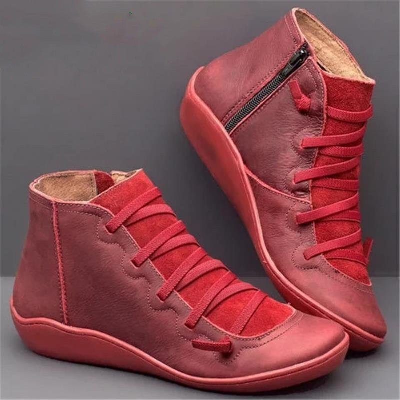 CD | Femei Pantofi moda piele glezna Boot