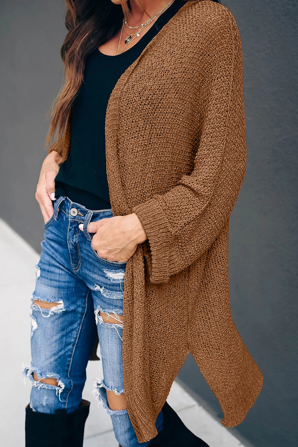CD | Cardigan de iarnă casual și relaxat