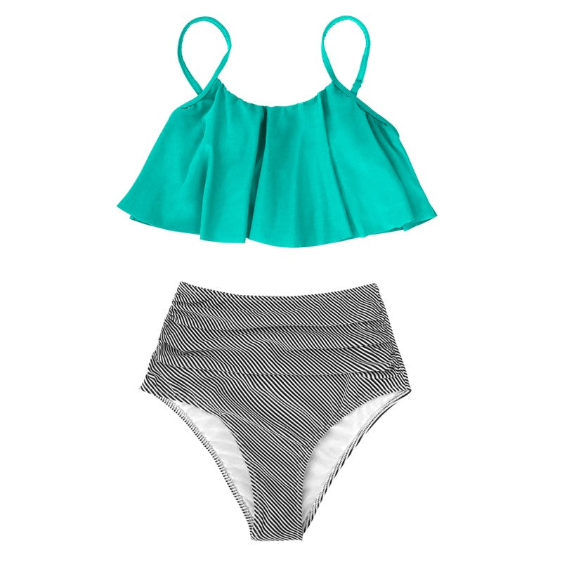 CD | Bikini colorat cu volane