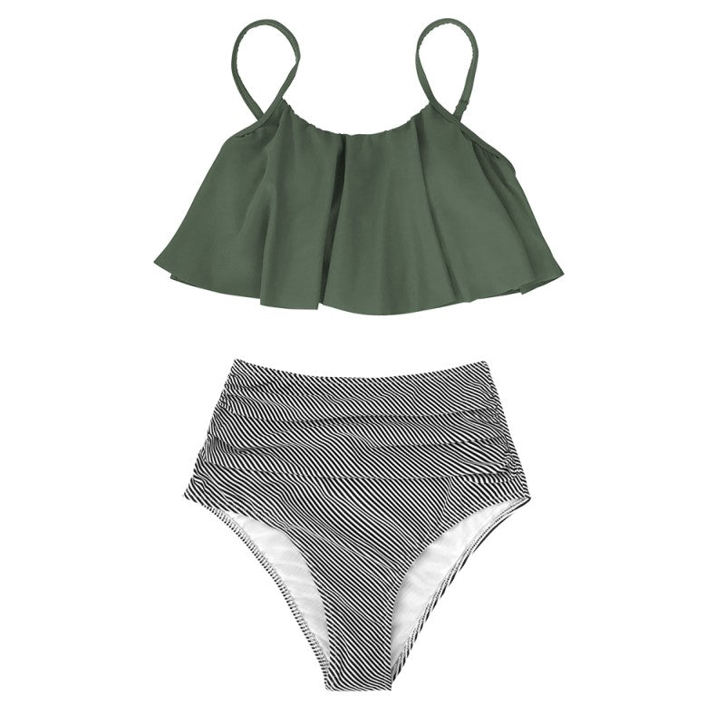 CD | Bikini colorat cu volane