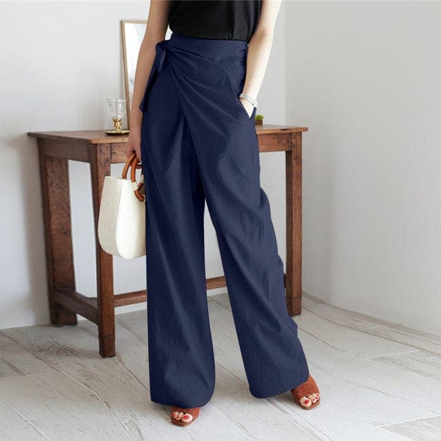 CD | Pantaloni eleganți cu talie înaltă
