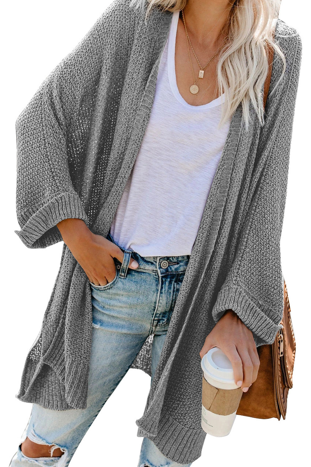 CD | Cardigan de iarnă casual și relaxat