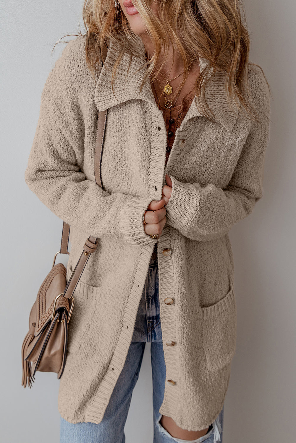 CD | Cardigan de iarnă casual și confortabil