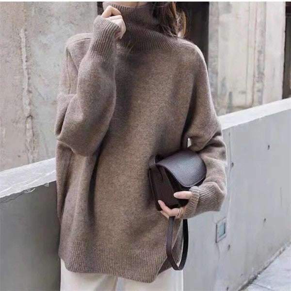 CD ® | Pulover elegant și moale cu gât rotund