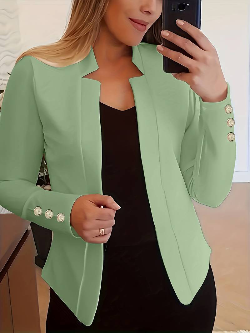CD | blazer casual cu mâneci lungi și nasturi