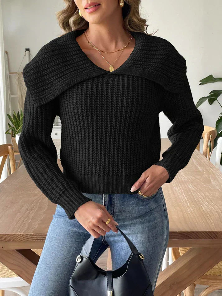 CD | Pulover de iarnă simplu și elegant