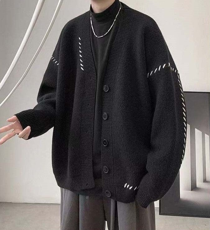 CD | Pulover cardigan cu decolteu în V Vintage