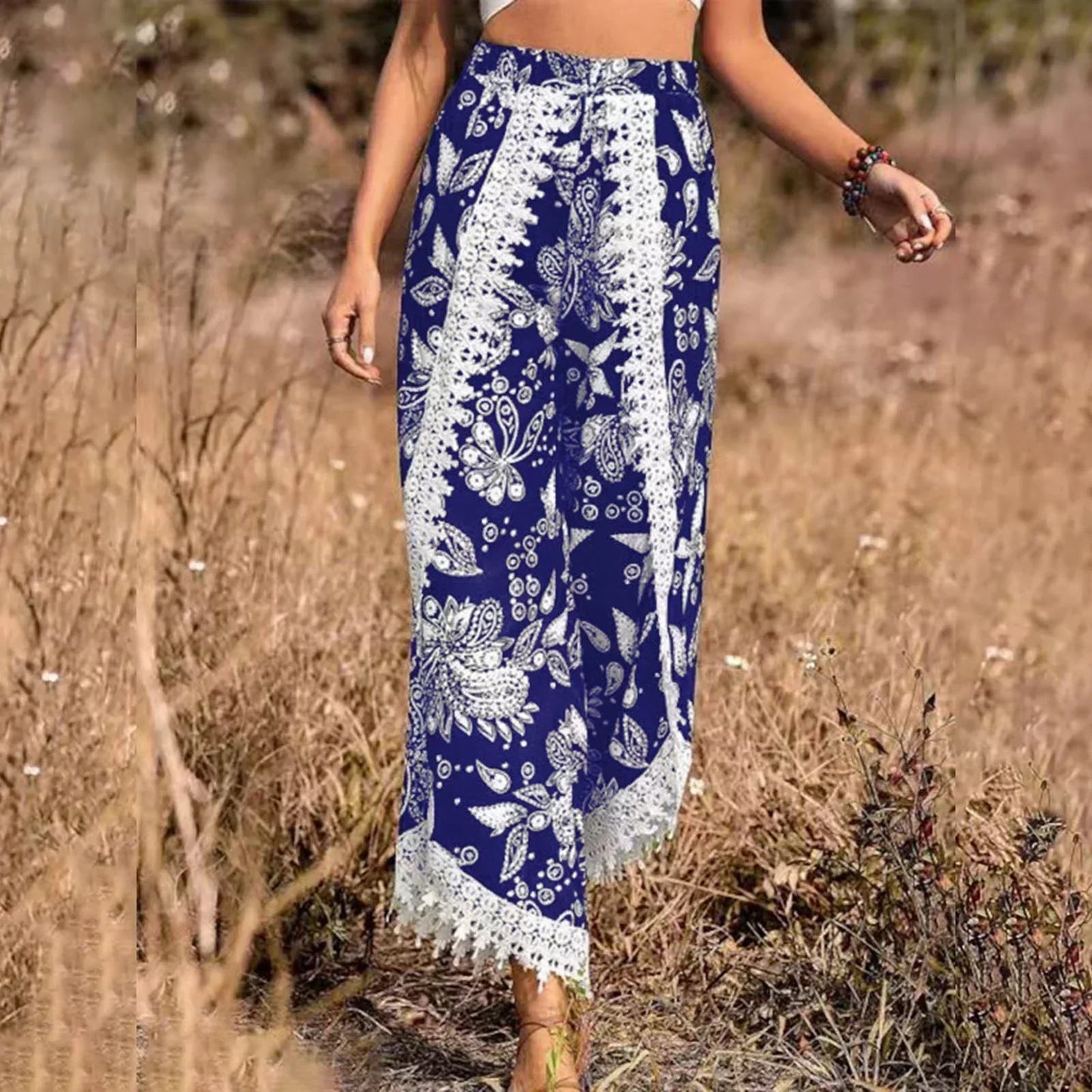 CD | Pantaloni eleganți din dantelă