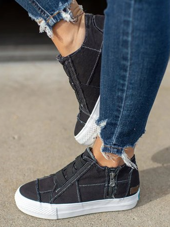 CD | Femei Canvas Low Heel All Season Sneakers