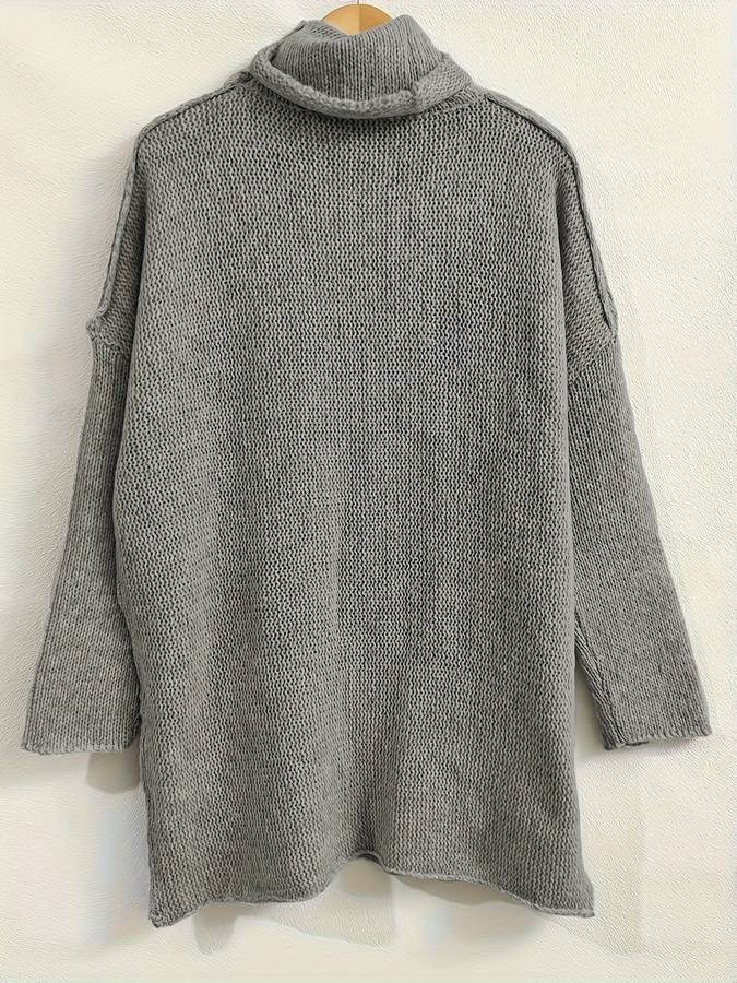 CD | Pulover casual și chic cu guler înalt pentru toamnă