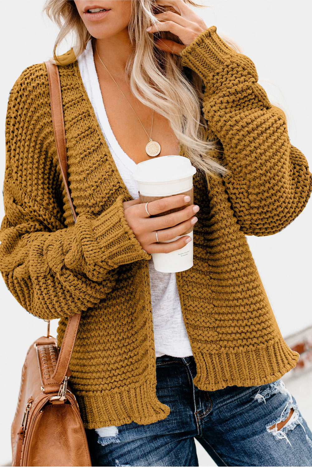 CD | Cardigan de iarnă casual și la modă