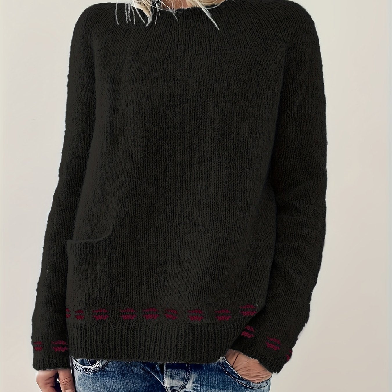 CD | Pulover de iarnă la modă și minimalist