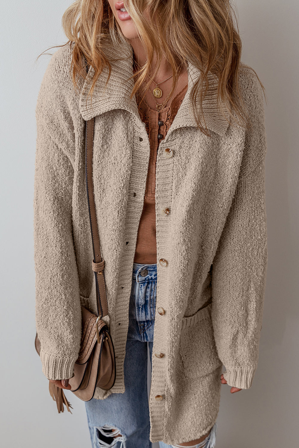 CD | Cardigan de iarnă casual și confortabil