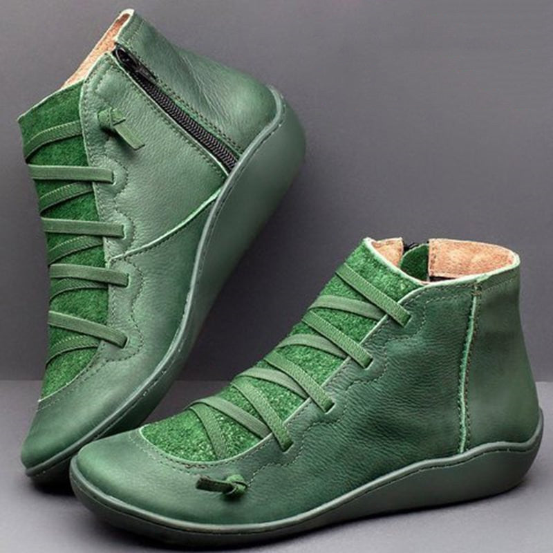 CD | Femei Pantofi moda piele glezna Boot