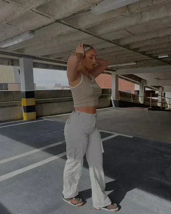 CD | Pantaloni casual cargo pentru femei