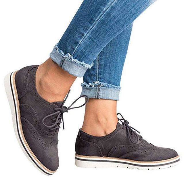 CD | Femeii Casual dantelă până Oxfords Flats