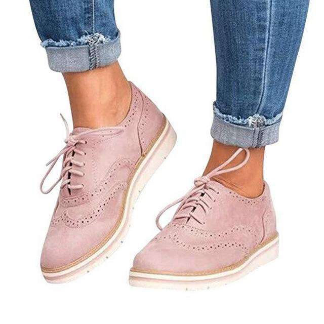 CD | Femeii Casual dantelă până Oxfords Flats