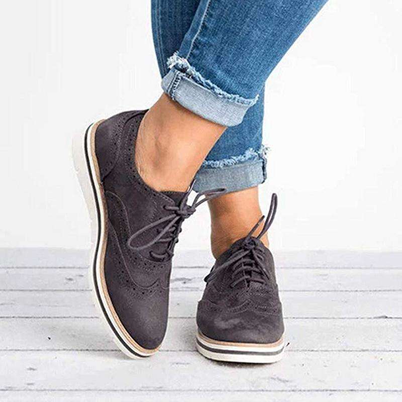 CD | Femeii Casual dantelă până Oxfords Flats
