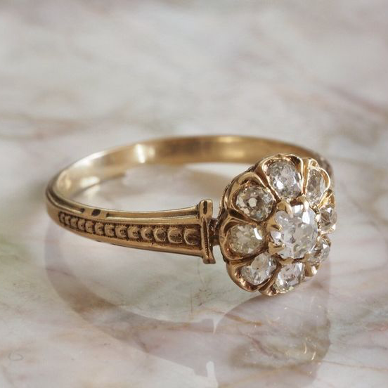 Floral Cluster Ring