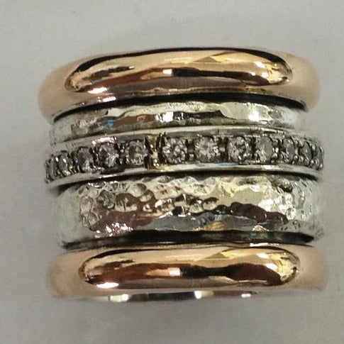 Timeless Layered Thick Gold Ring | Gold