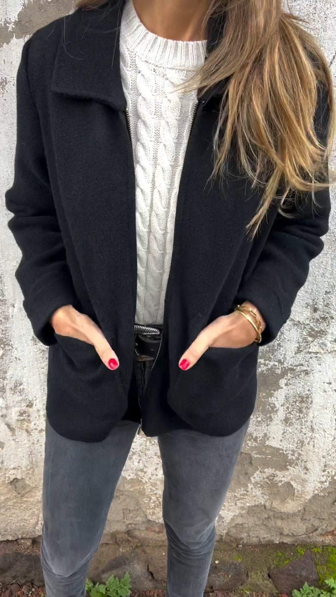 CD | Cardigan de iarnă casual și fără efort